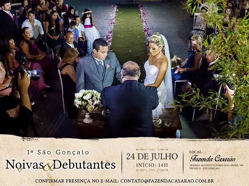 O primeiro evento será realizado amanhã em casa de festas no Pacheco, em São Gonçalo