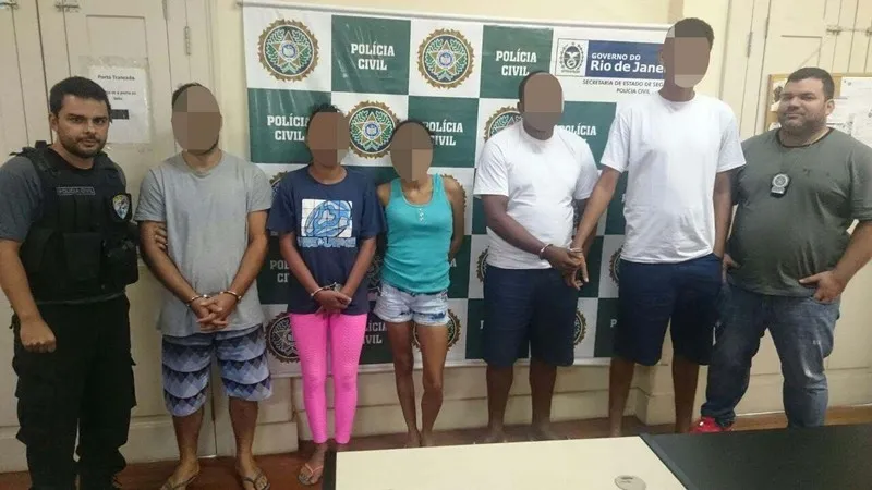 Quatro dos acusados tinham mandado de prisão por tráfico