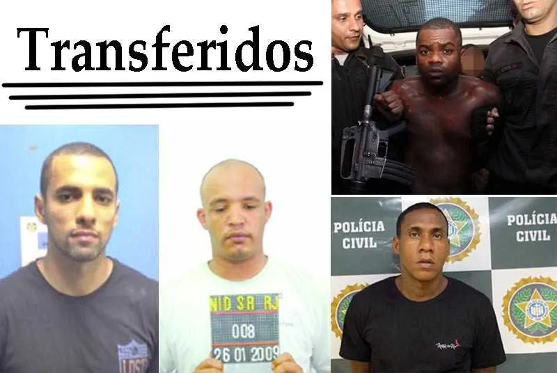 Pão com Ovo, Pixote, Ricardo Paiol e Anão foram transferidos para penitenciárias federais