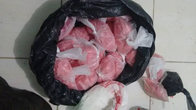 Gringo foi preso numa casa, com grande quantidade de drogas