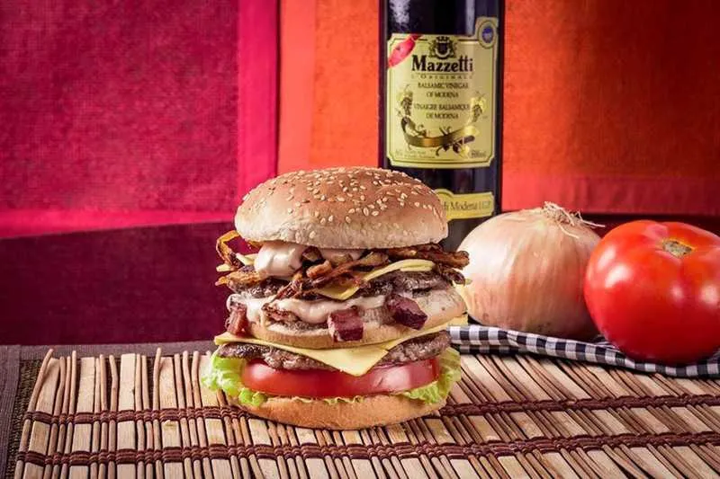 Hambúrguer exclusivo do Chicago Burguer