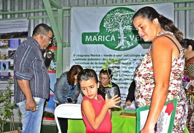 Ao todo, foram disponibilizadas para doação 55 mudas de várias espécies da mata Atlântica