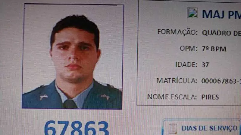 Imagem ilustrativa da imagem Major da PM morre em acidente na BR
