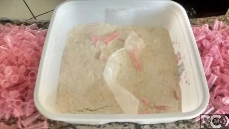 A cocaína encontrada estava misturada a outras substâncias 