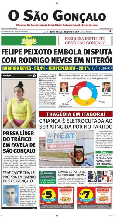 Edição de quarta-feira, 10 de julho de 2016