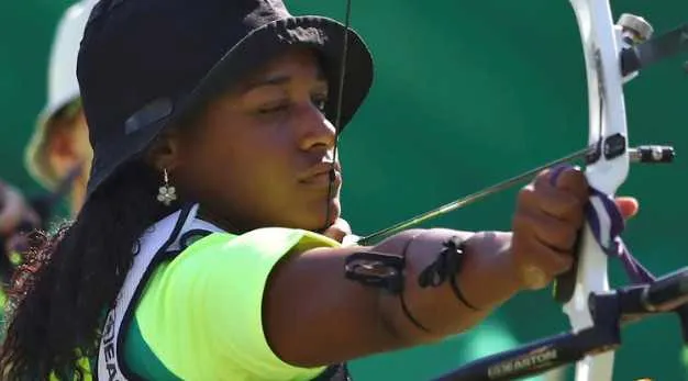 Ane Marcelle, de 22 anos, foi derrotada ontem nas oitavas de final para a britânica Naomi Folkard