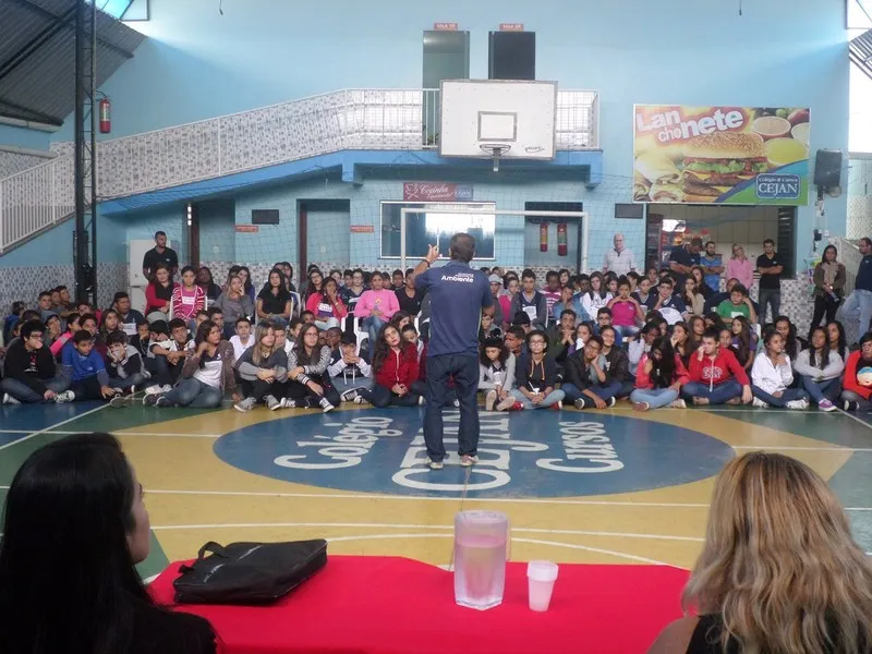 Alunos receberam orientações sobre meio ambiente