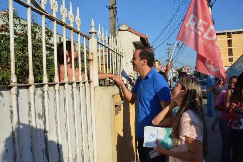 Diego São Paio conversou com moradores das ruas de Trindade e hoje estará em Alcântara