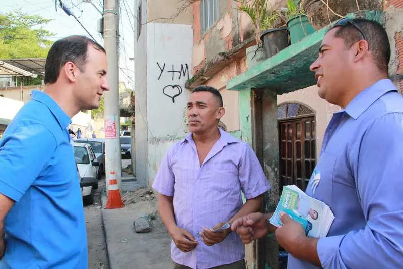 Diego fazia campanha quando ocorreu a intensa troca de tiros
