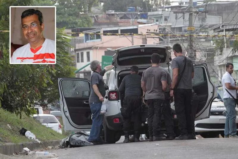 Célio passava por retorno quando foi atingido por dois tiros