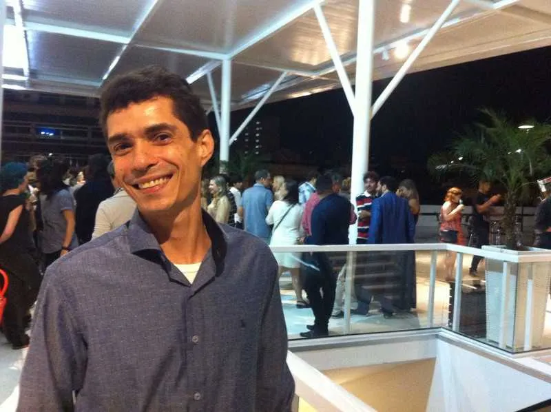 Nuno Horta, produtor português responsável pelo vídeo que reúne personagens niteroienses ligados ao cinema e que será exibido a partir de hoje (segunda, 19), antes das sessões no Reserva Cultural. 