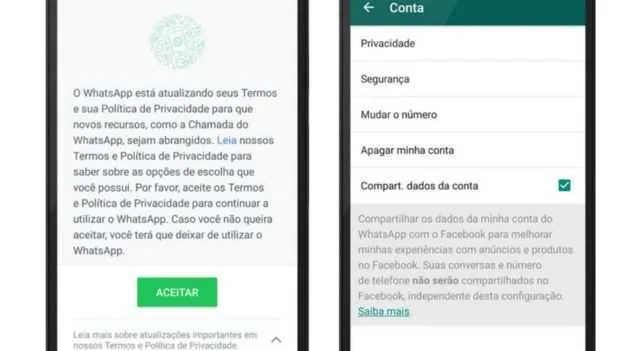 Imagem ilustrativa da imagem Se você não quer que o WhatsApp envie seus dados para o Facebook, precisa correr