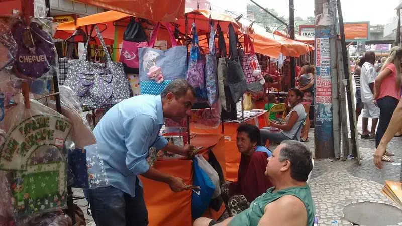 Marlos prometeu revitalizar Alcântara e organizar o comércio ambulante instalado na região