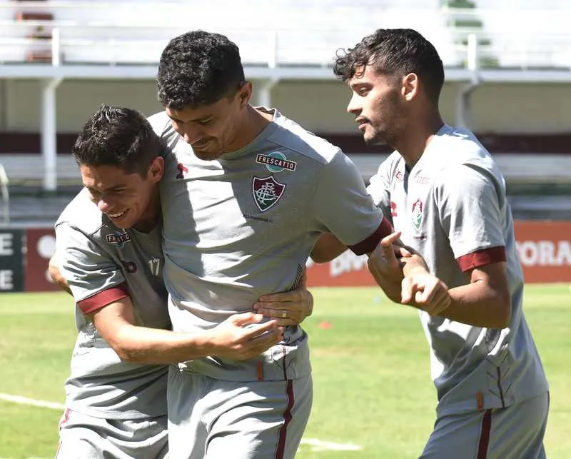 Tricolores treinaram na sede