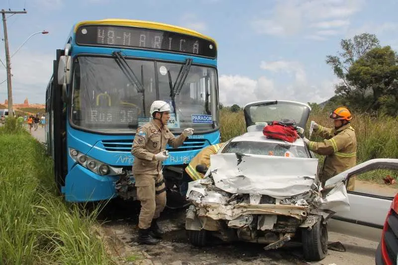 O acidente aconteceu na Estrada dos Cajueiros, em Itaipuaçu, no fim da manhã do último dia 9