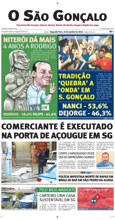 Capa 31 de outubro de 2016