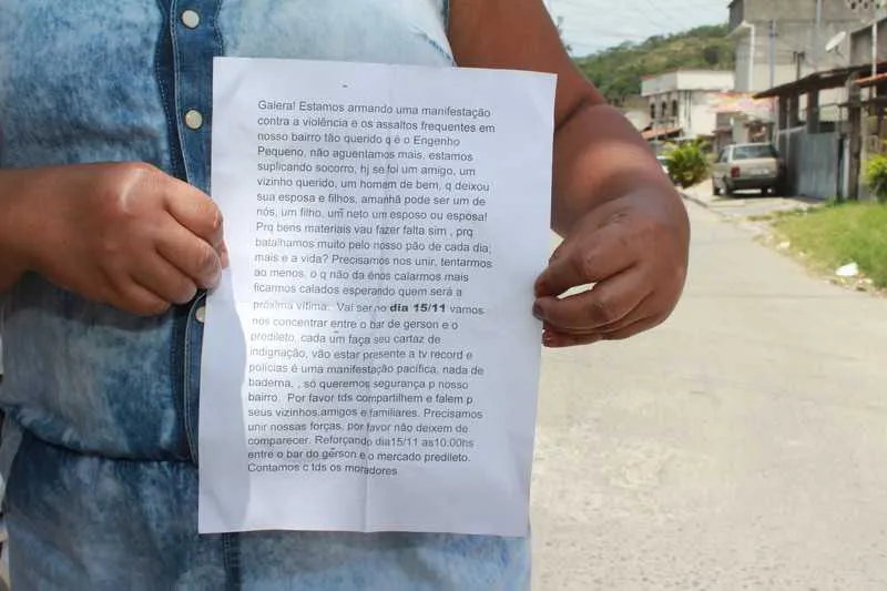 Imagem ilustrativa da imagem Moradores farão protesto para pedir mais segurança em SG