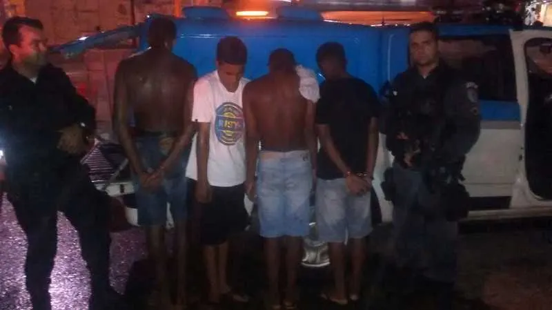 Jean e os três menores foram reconhecidos por vítimas de roubo