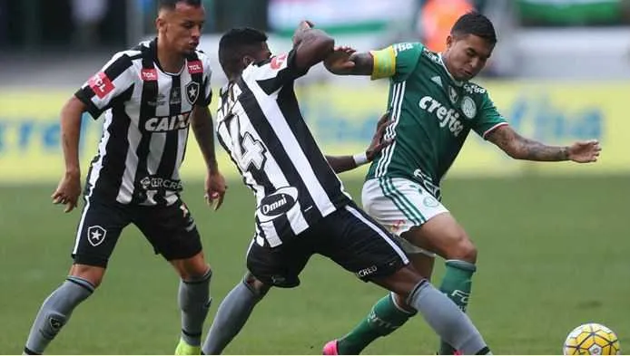 Com gol de Dudu, ‘Verdão’ vence Botafogo e fica perto do título
