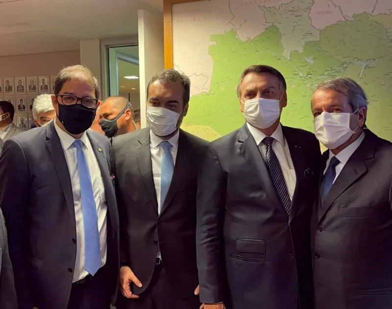 Jair Bolsonaro participou do evento de filiação de Cláudio Castro