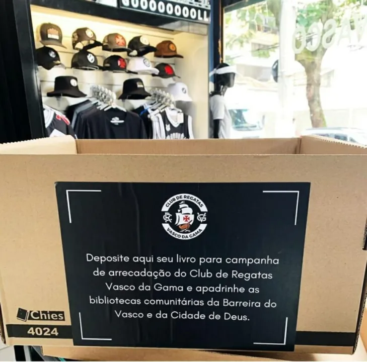 Todas as lojas oficiais estão recebendo os livros para ação solidária