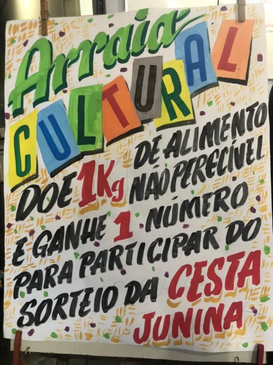 O “Arraiá Cultural” vai trazer atrações para o público curtir e participar de casa