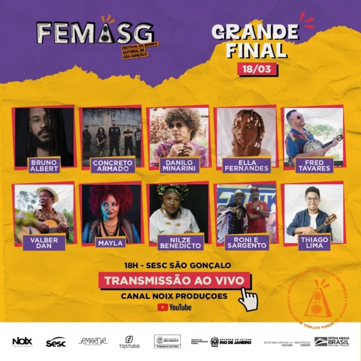 Dez participantes estão na final