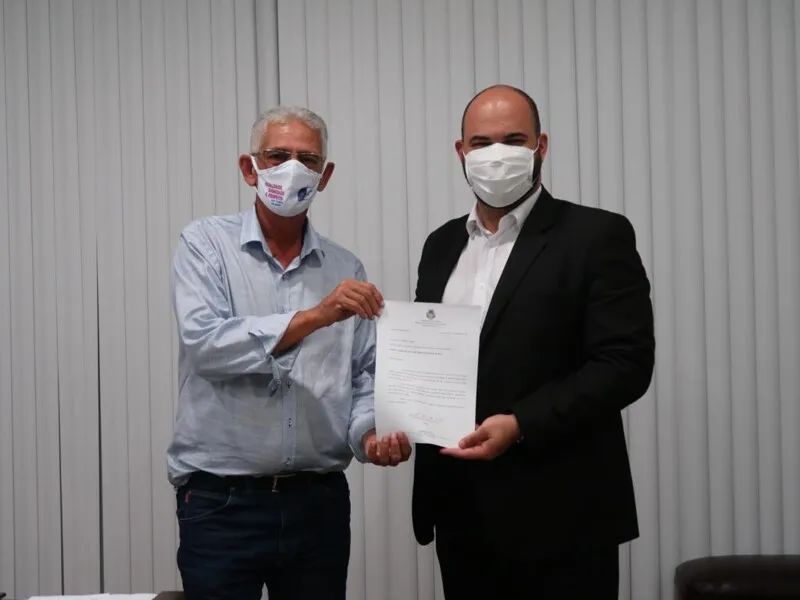 Prefeito recebeu secretário Matheus Quintal em seu gabinete