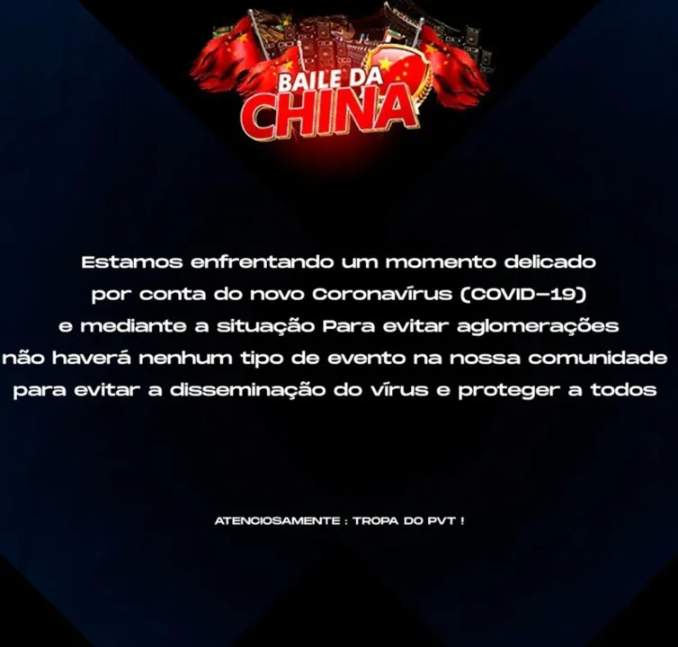 Imagem ilustrativa da imagem Lockdown - CV cancela bailes funk nas comunidades em SG