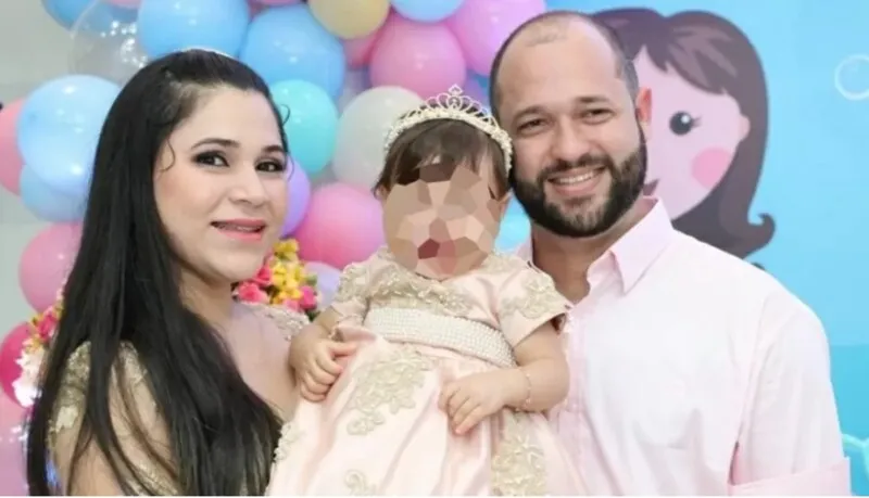 Julianna e seu marido Ernandes, vítimas da Covid-19