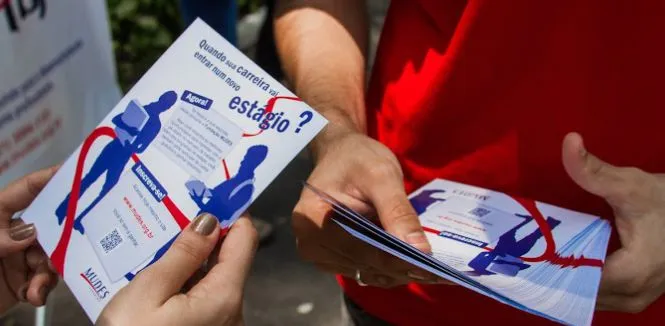 Há chances para estágio no Ensino Médio