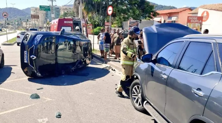 Imagem da colisão em Itaipu