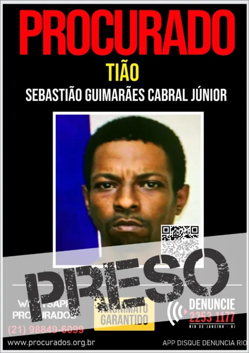 'Tião' foi preso graças a denúncias anônimas 