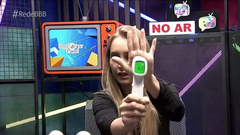 A medição de temperatura dos participantes foi pelo punho e a Globo foi questionada sobre o procedimento
