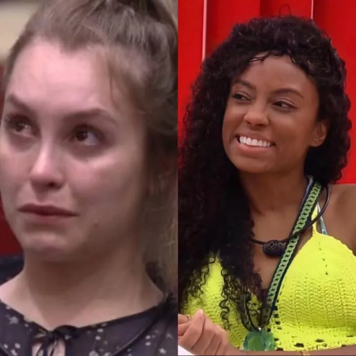 Imagem ilustrativa da imagem BBB21: Após Lumena gritar com Carla Diaz, a atriz não segura as lágrimas
