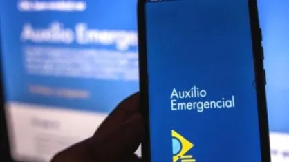 Imagem do aplicativo do auxílio emergencial.