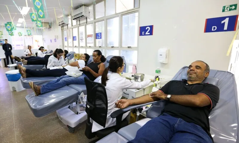 De acordo com o Ministério da Saúde, houve uma queda considerável nas doações