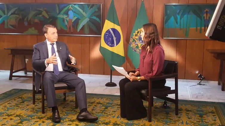 Entrevista com o presidente Jair Bolsonaro