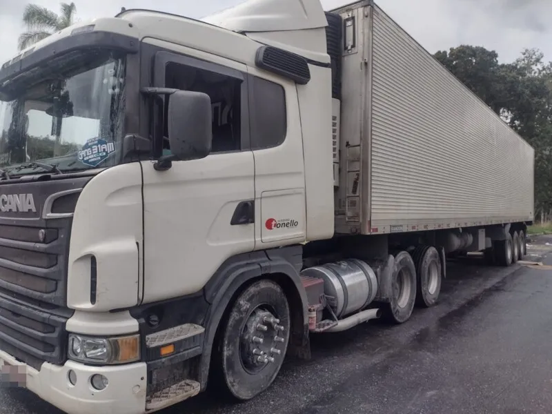 Carga estava em caminhão