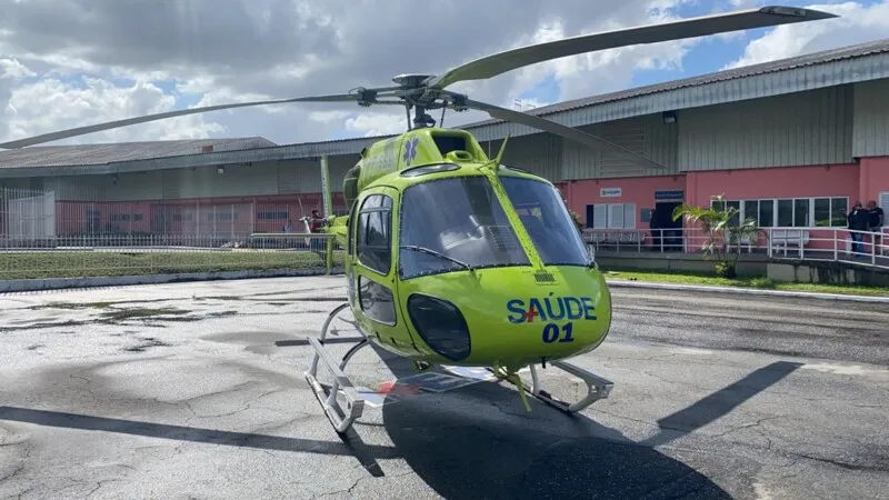 Helicóptero transportou órgãos ao RJ 