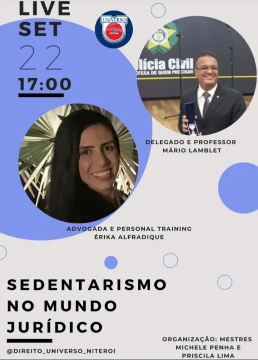 Imagem ilustrativa da imagem 'Papo com a UNIVERSO' reúne especialistas para discutir assuntos da área do direito