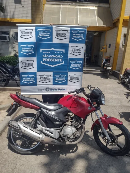 Motocicleta apreendida