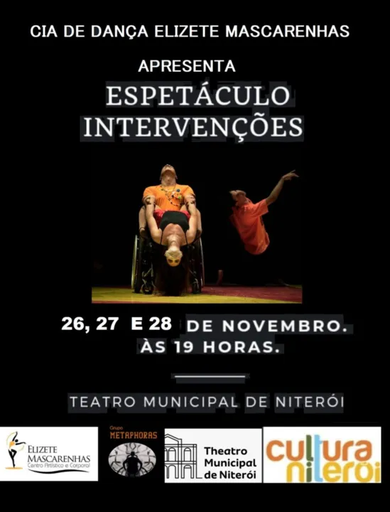 Espetáculo será apresentado nos dias 26, 27 e 28