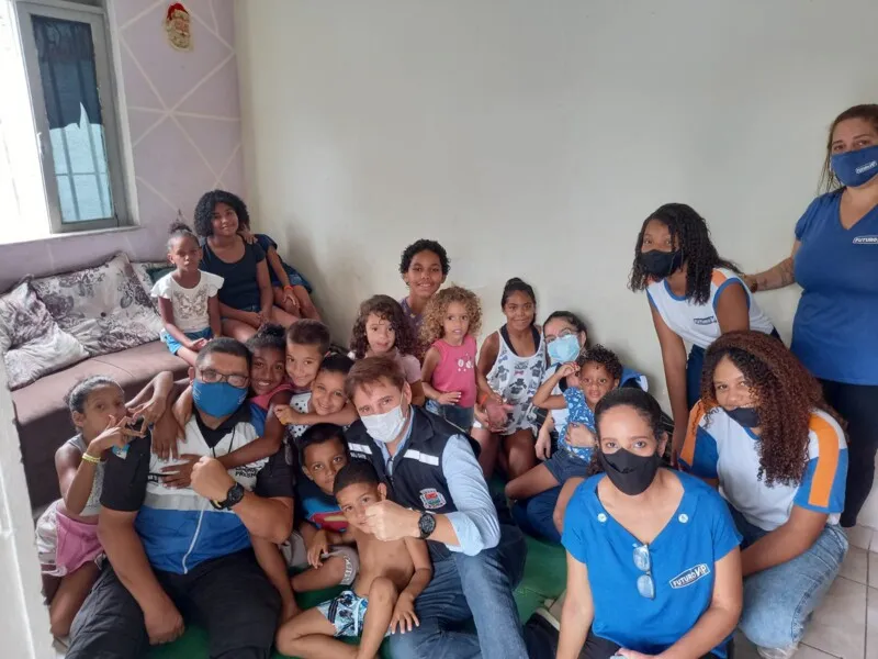 As ações obtiveram o apoio do colégio Futuro Vip.