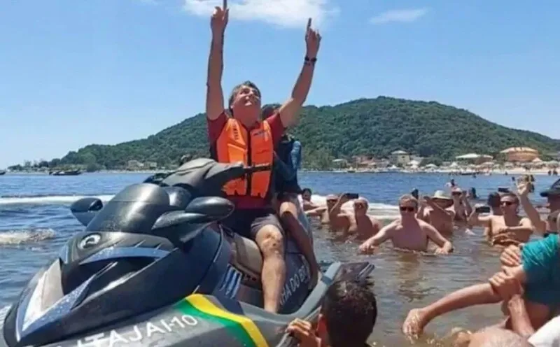 Presidente passou as férias em Santa Catarina
