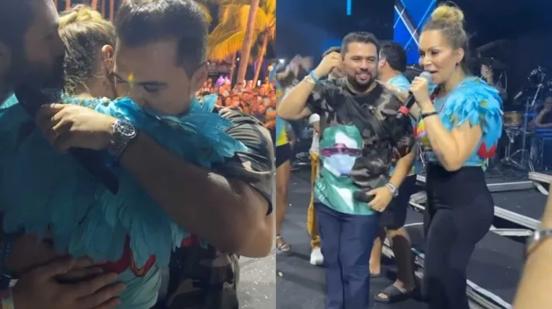 Reencontro foi celebrado por internautas