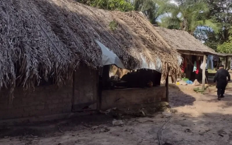 Propriedade onde ação da PM com quatro mortos aconteceu, em Cavalcante, Goiás