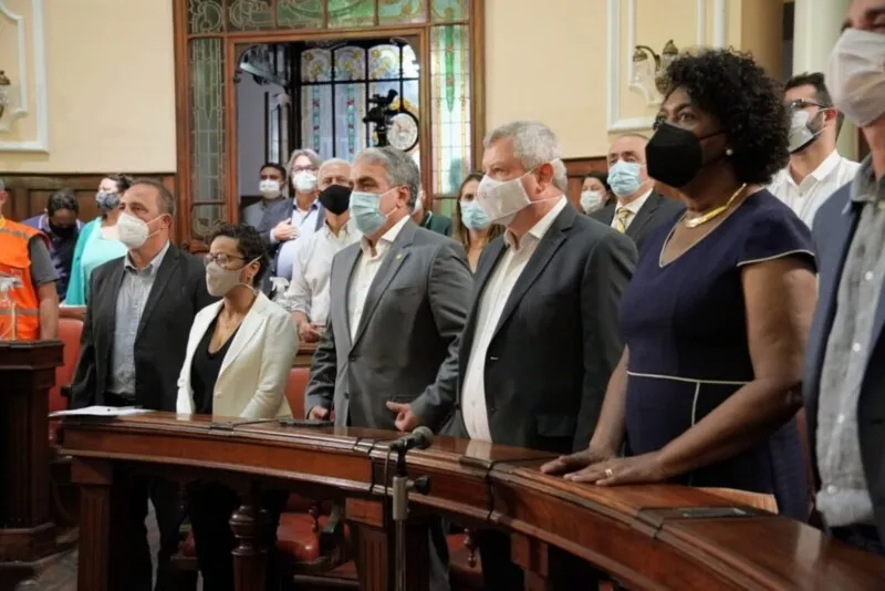 André Ceciliano foi homenageado por iniciativa da vereadora Verônica Lima (PT)