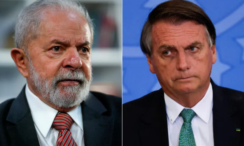 Lula lidera intenção de voto; Bolsonaro diminui vantagem do petista
