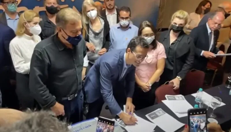 Ato de filiação aconteceu em Curitiba